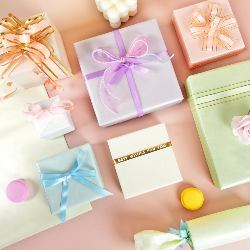 RUIFUN Pastel Tissue Paper 70 Sheets  7 Metallic Colors Tissue Paper for Gift Bags and Wrapping  Pearlescent Shimmer Pastel Tissue Paper Bulk for Girls Women Birthday Wedding Baby Shower Decor  20 x 14 Inch - Image 5